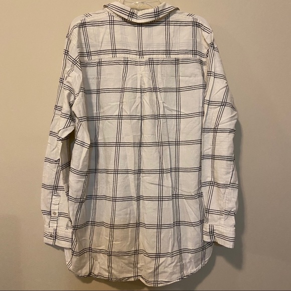 H&M Size 12 100% Cotton Long Sleeve Button Up Shir - Picture 2 of 4